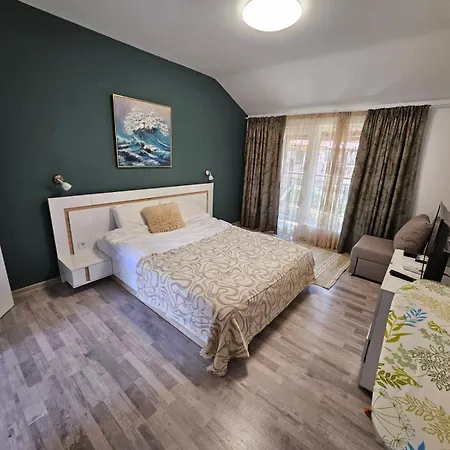 Larenta стилни с 2 спални и гледка море в влас Apartamento Sveti Vlas