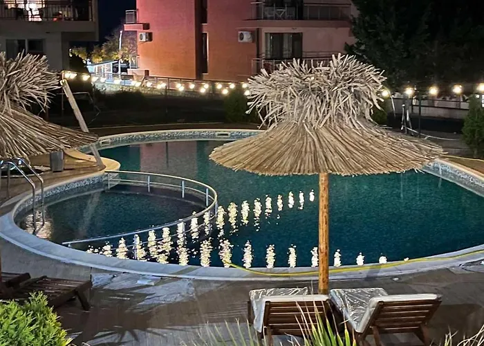 Larenta стилни с 2 спални и гледка море в влас Lägenhet Sveti Vlas