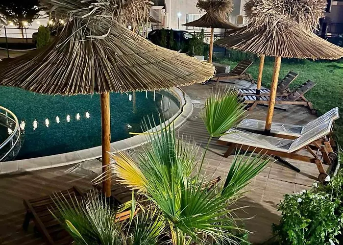 Larenta стилни с 2 спални и гледка море в влас Lägenhet *