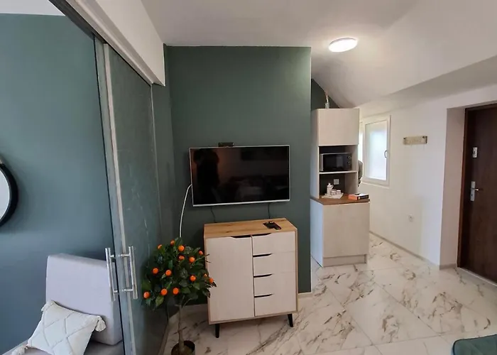 Larenta стилни с 2 спални и гледка море в влас Lägenhet *