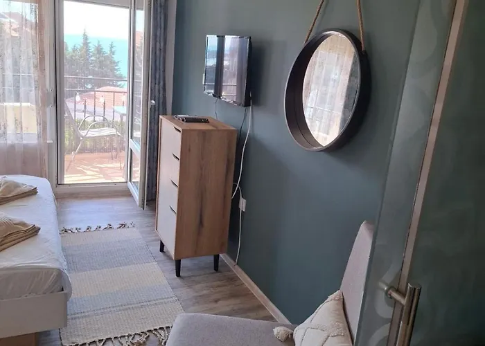 Larenta стилни с 2 спални и гледка море в влас Lägenhet Sveti Vlas