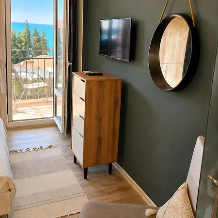 Larenta стилни с 2 спални и гледка море в влас Apartamento Sveti Vlas