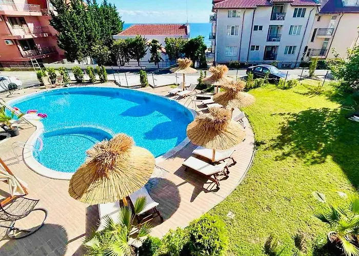 Larenta стилни с 2 спални и гледка море в влас Apartmán Sveti Vlas